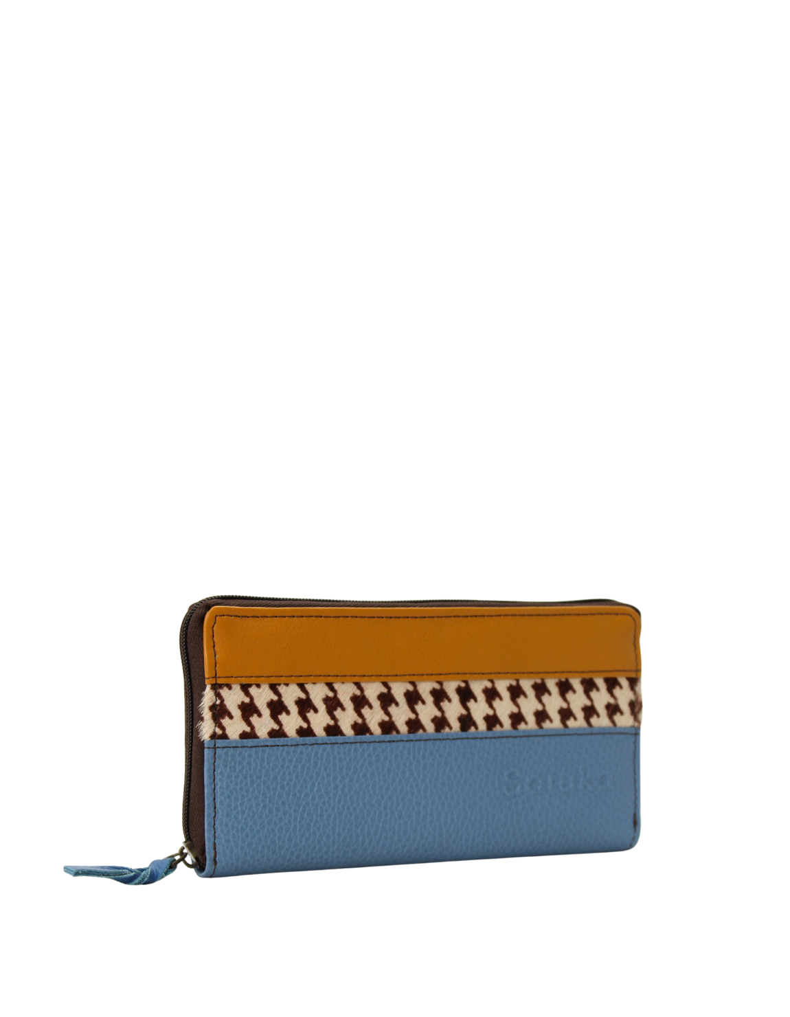 zip coin pocket and multiple compartments
