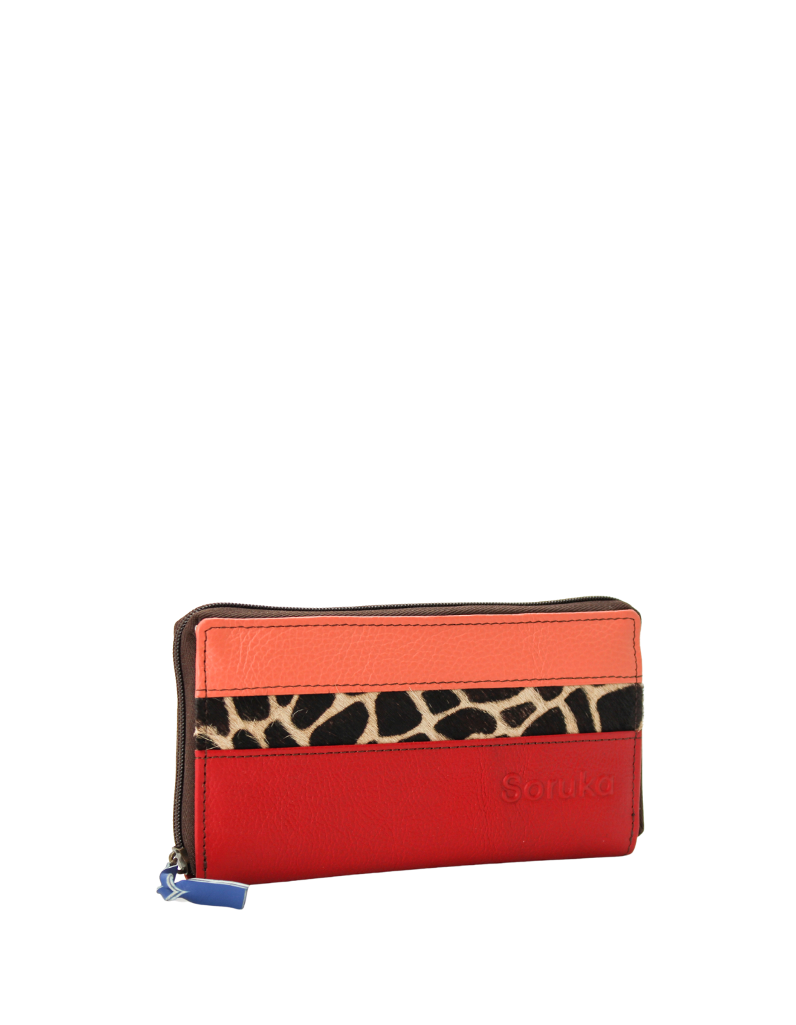 zip coin pocket and multiple compartments