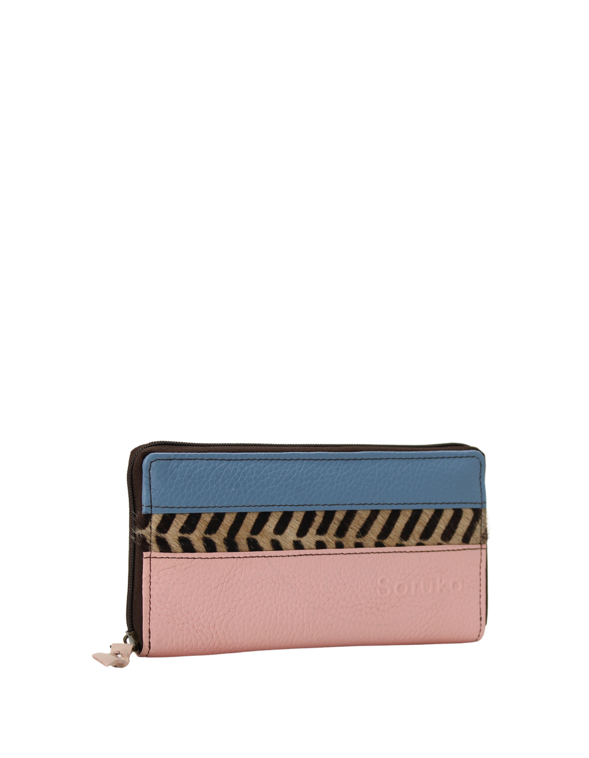 zip coin pocket and multiple compartments