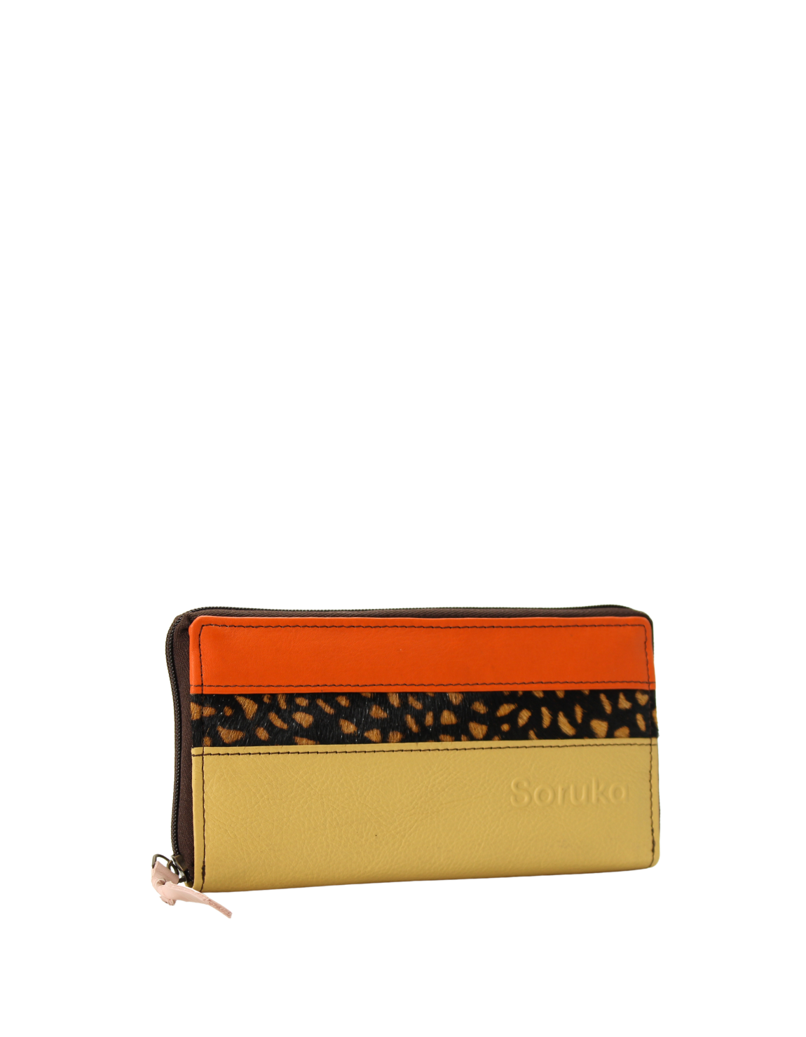 zip coin pocket and multiple compartments