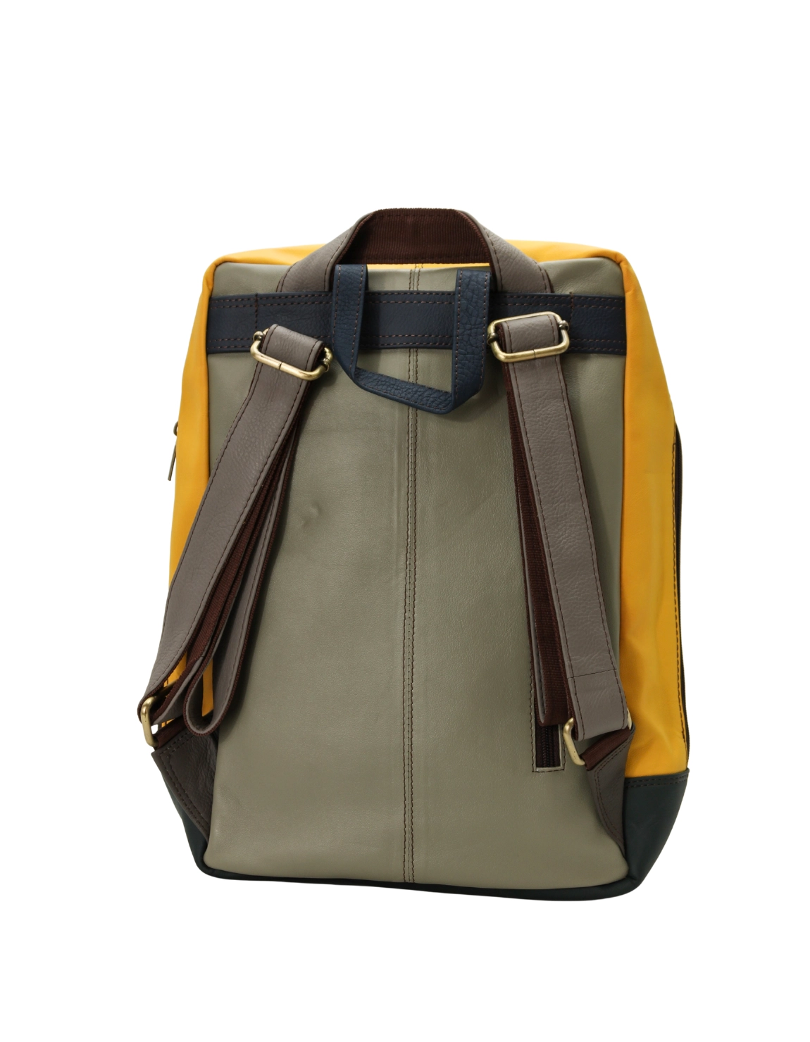 Yellow and Blue tones with animal print and adjustable straps