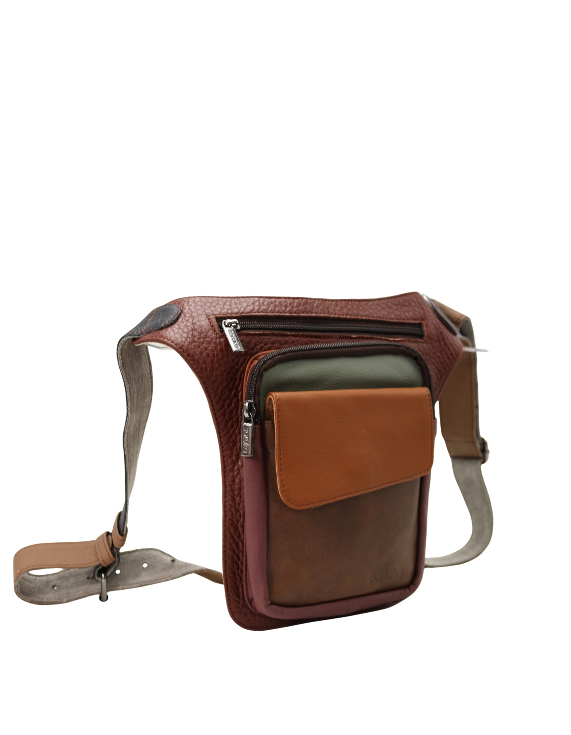 magnetic closure and adjustable strap