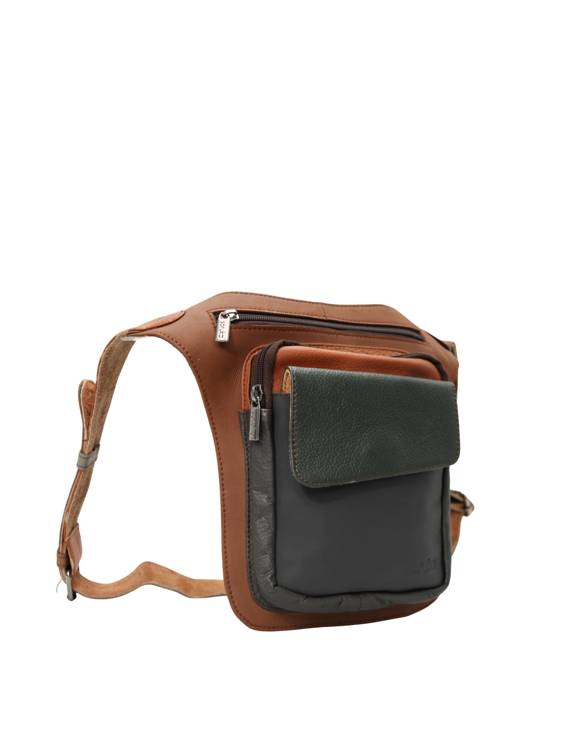 magnetic closure and adjustable strap