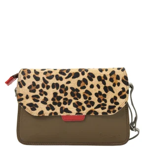 Handmade recycled leather saddle bag in Yellow