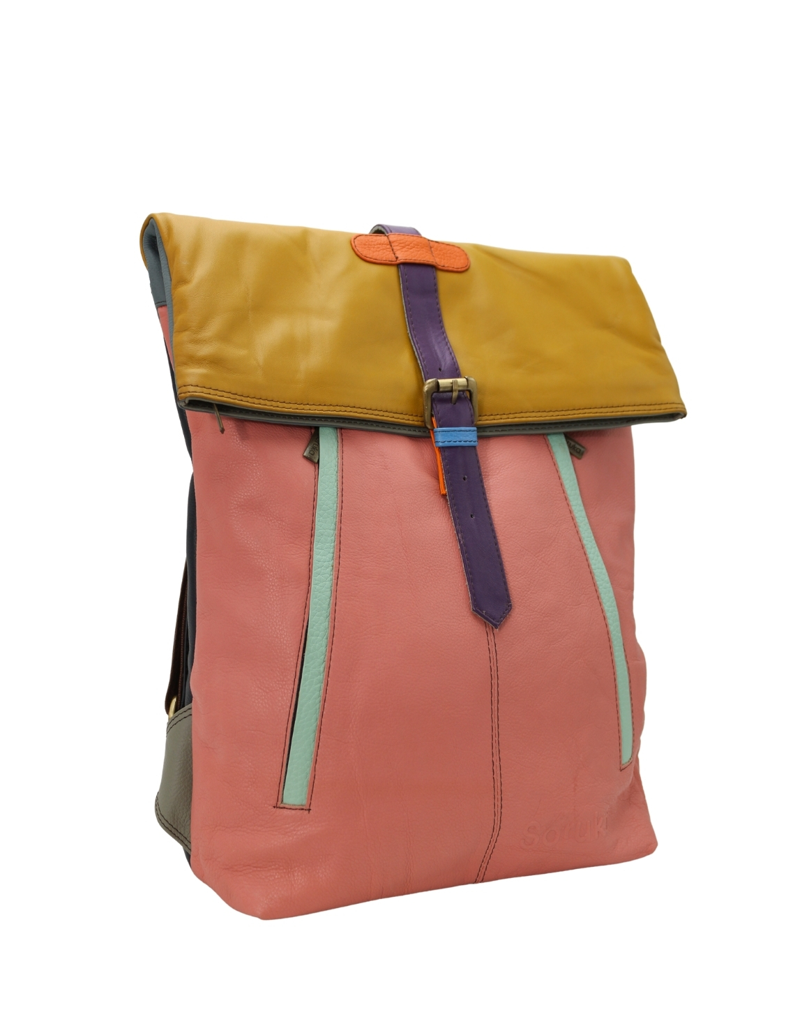 adjustable straps and top handle