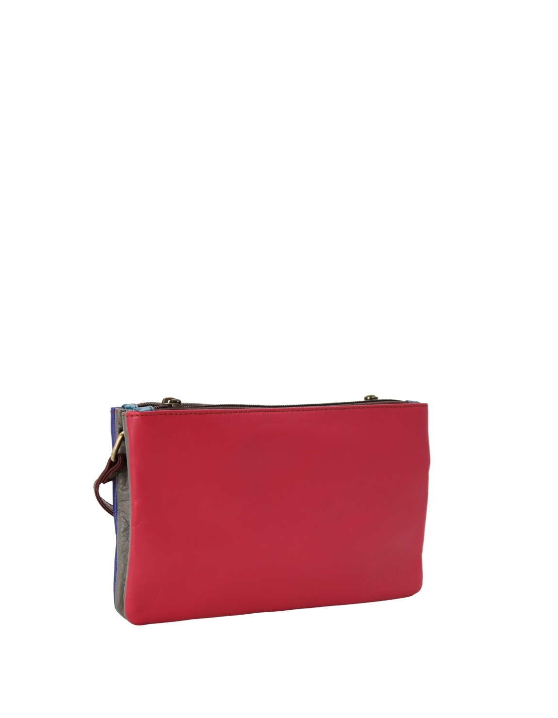 three compartments and adjustable strap