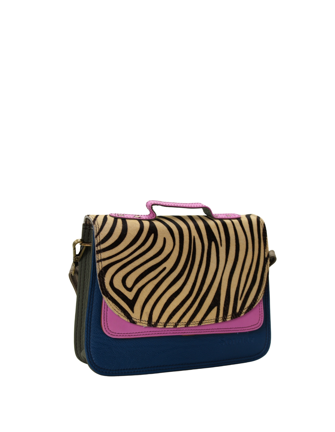 top handle and adjustable shoulder strap