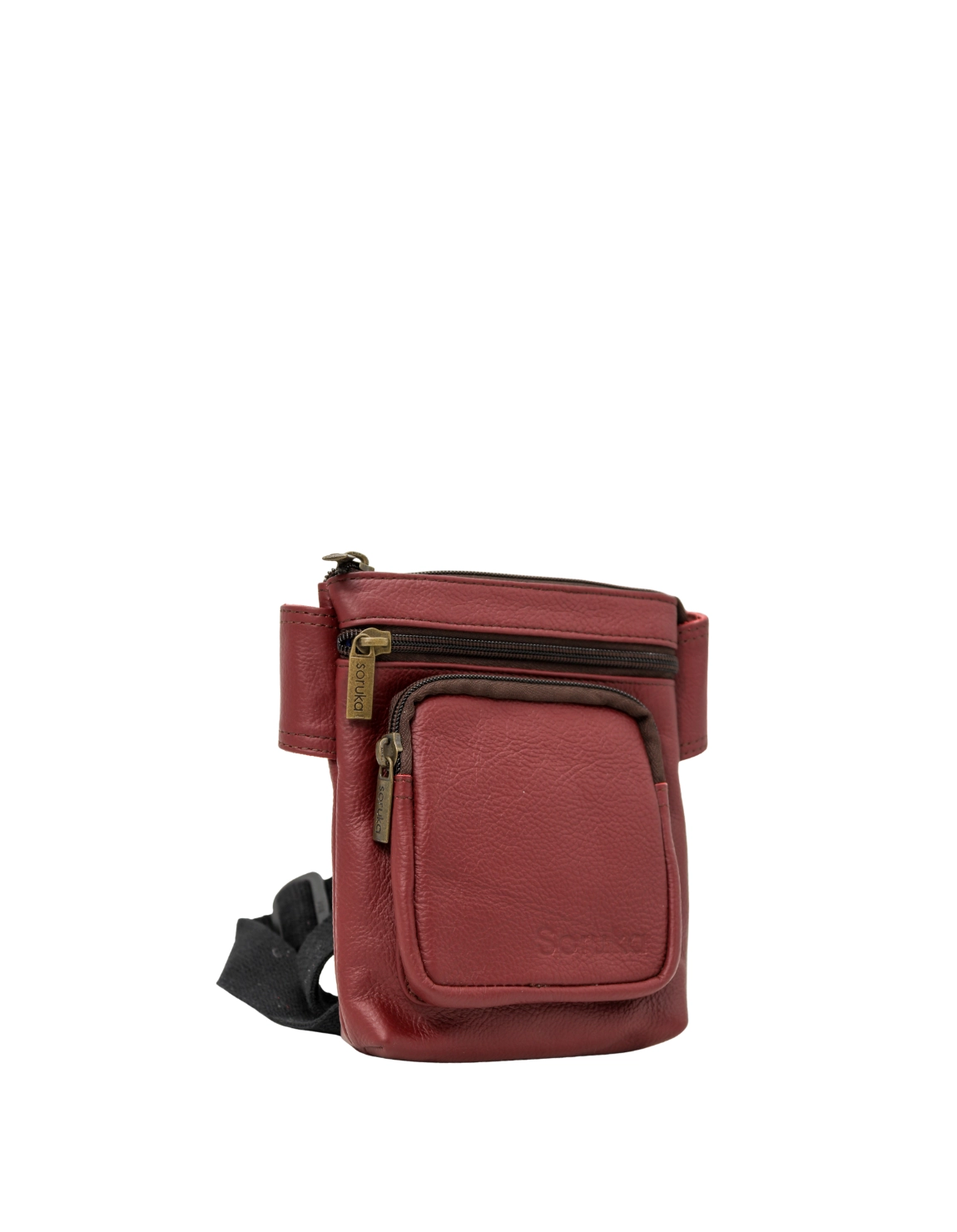 four compartments and adjustable strap