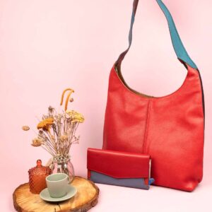 Marina bag + Letter smart wallet